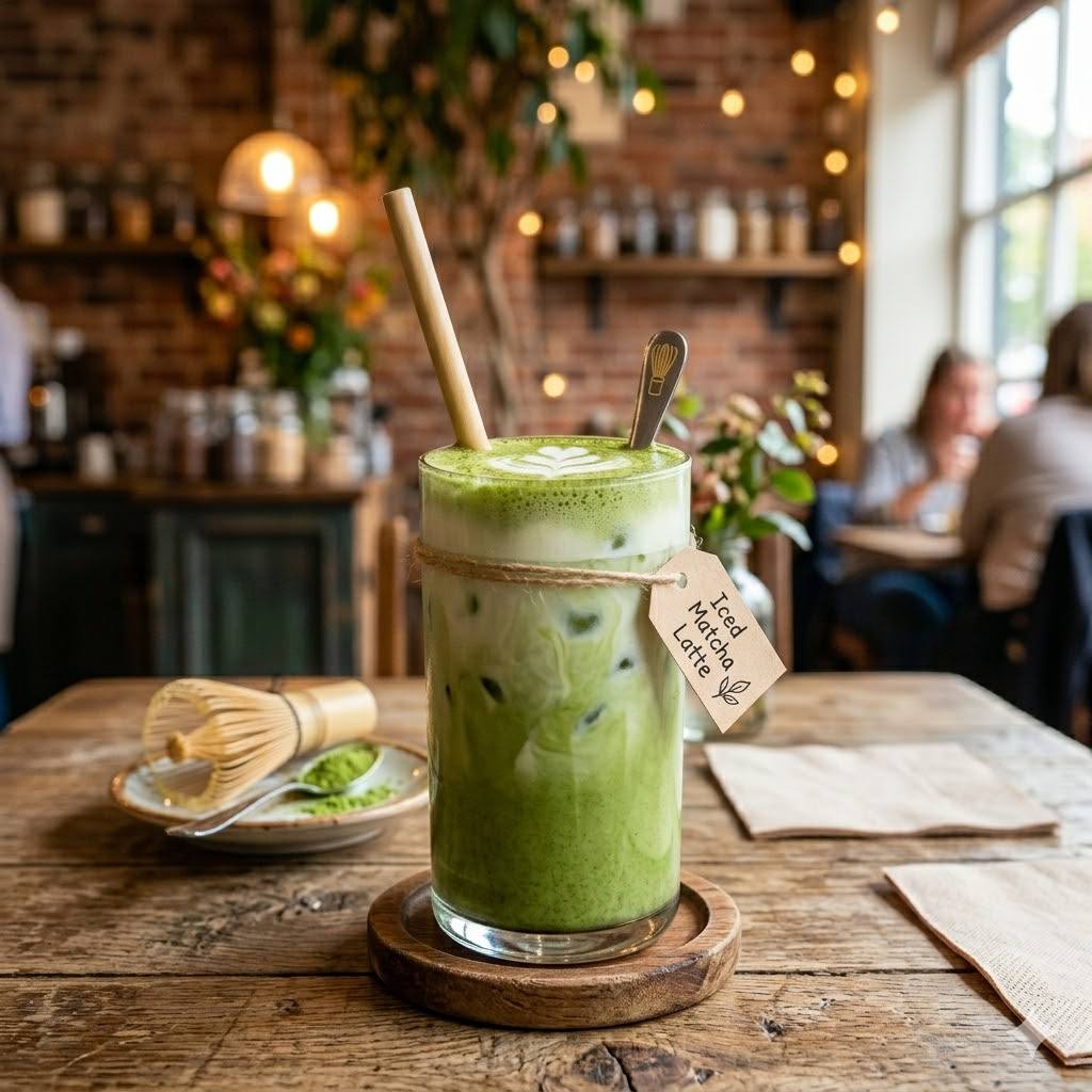 Ice Matcha Latte Kopi-Q